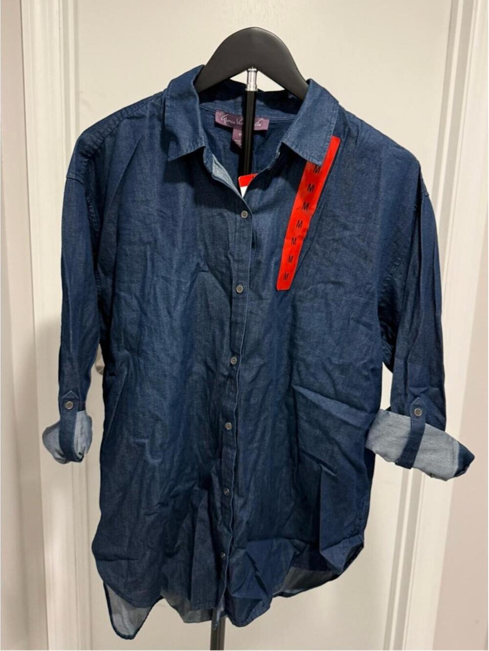 Gloria Vanderbilt Amanda Women Shirts, Lightweight Long Sleeve - Picture 4 of 5